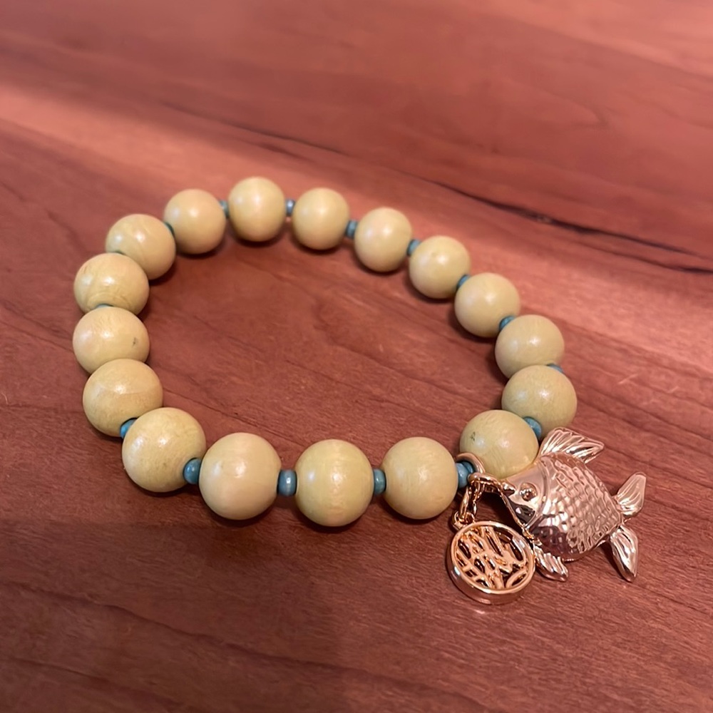 Beaded Lily Pulitzer with charm